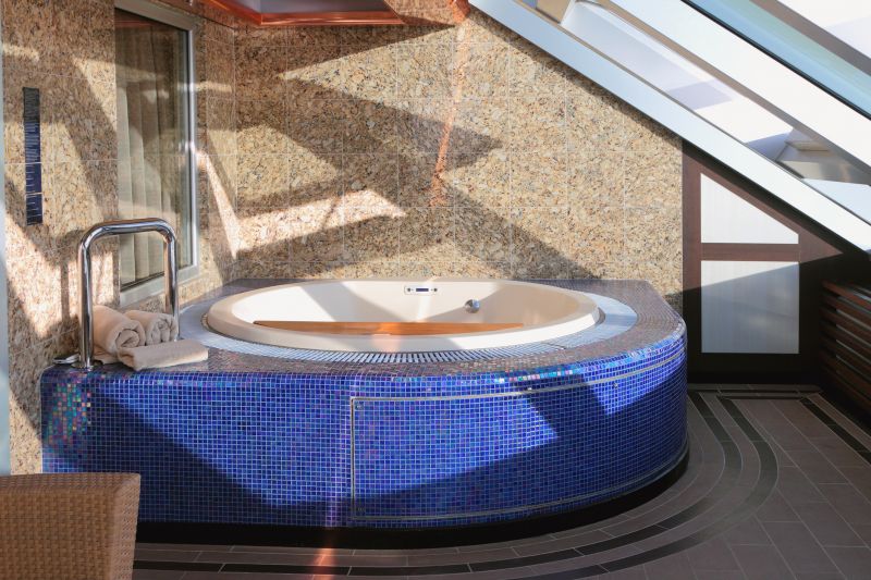 Modern Bathtub with Jets