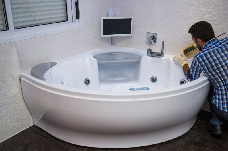 Modern Corner Bathtub